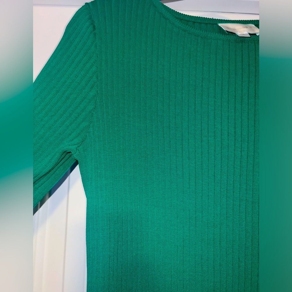 Emerald Maxi Ribbed Dress